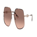 MICHAEL KORS Woman Sunglasses MK1127J Empire Butterfly - Frame color: Rose Gold/Pink Tortoise, Lens color: Brown Pink Gradient