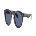 POLO RALPH LAUREN Man Sunglasses PH4165 - Frame color: Shiny Black Watch On H. Jerry, Lens color: Dark Blue