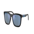 ARNETTE Unisex Sunglasses AN4315 Teen Speerit - Frame color: Matte Black, Lens color: Dark Grey Mirror Water Polarized