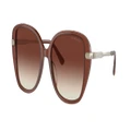 MICHAEL KORS Woman Sunglasses MK2185BU Flatiron - Frame color: Milky Primrose, Lens color: Brown Sunset Gradient