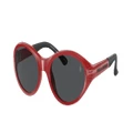 POLO RALPH LAUREN Man Sunglasses PH4197U - Frame color: Shiny Red, Lens color: Grey