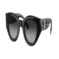 BURBERRY Woman Sunglasses BE4390 Meadow - Frame color: Black, Lens color: Grey Gradient