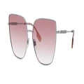 BURBERRY Woman Sunglasses BE3143 Alexis - Frame color: Silver, Lens color: Clear Gradient Pink