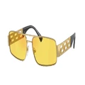 VERSACE Man Sunglasses VE2257 - Frame color: Gold, Lens color: Yellow Mirror Red