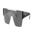 BURBERRY Man Sunglasses BE4291 - Frame color: White, Lens color: Grey Mirror Black