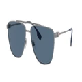 BURBERRY Man Sunglasses BE3141 Blaine - Frame color: Gunmetal, Lens color: Dark Blue