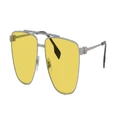 BURBERRY Man Sunglasses BE3141 Blaine - Frame color: Silver, Lens color: Yellow