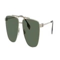 BURBERRY Man Sunglasses BE3141 Blaine - Frame color: Light Gold, Lens color: Dark Green