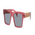 VERSACE Man Sunglasses VE4445 - Frame color: Transparent Red, Lens color: Grey