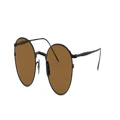 OLIVER PEOPLES Unisex Sunglasses OV1311ST G.Ponti-4 - Frame color: Matte Black, Lens color: TRUE Brown