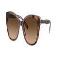 COACH Woman Sunglasses HC8365U CH566 - Frame color: Tortoise/Transparent Beige, Lens color: Brown Gradient