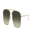 OLIVER PEOPLES Unisex Sunglasses OV1320ST Dresner - Frame color: Gold, Lens color: G-15 Gradient