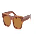OLIVER PEOPLES Unisex Sunglasses OV5510SU Davri - Frame color: Sugi Tortoise, Lens color: Cognac