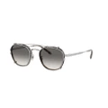 OLIVER PEOPLES Unisex Sunglasses OV1316TM Lilletto - Frame color: Silver/Taupe Smoke, Lens color: Light Shale Gradient