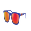ARNETTE Unisex Sunglasses AN4315 Teen Speerit - Frame color: Full Royal Blue, Lens color: Brown