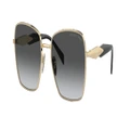PRADA Woman Sunglasses PR 64ZS - Frame color: Pale Gold, Lens color: Polar Grey Gradient