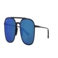MAUI JIM Unisex Sunglasses Keokea - Frame color: Blue, Lens color: Blue Hawaii Mirror Polarized