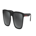 ARMANI EXCHANGE Man Sunglasses AX4080S - Frame color: Matte Black, Lens color: Mirror Black