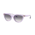 ARMANI EXCHANGE Woman Sunglasses AX4130SU - Frame color: Shiny Transparent Purple, Lens color: Clear Gradient Blue