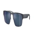 ARMANI EXCHANGE Man Sunglasses AX2046S - Frame color: Matte Blue, Lens color: Blue Mirror Blue