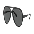 ARMANI EXCHANGE Man Sunglasses AX4133SF - Frame color: Matte Black, Lens color: Dark Grey