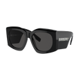 BURBERRY Woman Sunglasses BE4388U Madeline - Frame color: Black, Lens color: Dark Grey