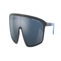 ARMANI EXCHANGE Man Sunglasses AX4119S - Frame color: Matte Blue, Lens color: Dark Blue Mirror Blue