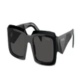 PRADA Man Sunglasses PR 27ZSF - Frame color: Black, Lens color: Dark Grey