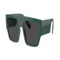 BURBERRY Man Sunglasses BE4397U Micah - Frame color: Green, Lens color: Dark Grey