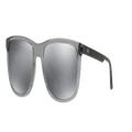 ARMANI EXCHANGE Man Sunglasses AX4070S - Frame color: Shiny Grey, Lens color: Mirror Black