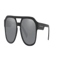 ARMANI EXCHANGE Man Sunglasses AX4074S - Frame color: Matte Black, Lens color: Light Grey Mirror Black