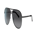 ARMANI EXCHANGE Unisex Sunglasses AX2002 - Frame color: Shiny Gunmetal & Black, Lens color: Gradient Grey Polarized