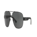 ARMANI EXCHANGE Man Sunglasses AX2012S - Frame color: Matte Black, Lens color: Grey