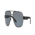ARMANI EXCHANGE Man Sunglasses AX2012S - Frame color: Matte Black, Lens color: Grey Polarized