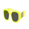 VERSACE Man Sunglasses VE4361 Biggie - Frame color: Yellow Fluo, Lens color: Dark Grey