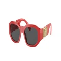 VERSACE Unisex Sunglasses VK4429U Kids - Frame color: Red, Lens color: Dark Grey