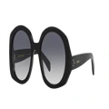 CELINE Woman Sunglasses CL40242I - Frame color: Black Shiny, Lens color: Blue
