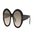 CELINE Woman Sunglasses CL40240I - Frame color: Black Shiny, Lens color: Blue