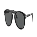 PERSOL Man Sunglasses PO0714SM 714SM - Steve McQueen - Frame color: Black, Lens color: Dark Grey