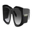 BURBERRY Woman Sunglasses BE4388U Madeline - Frame color: Black, Lens color: Grey Gradient