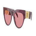 VERSACE Woman Sunglasses VE4440U - Frame color: Transparent Marc, Lens color: Pink Mirror Internal Silver