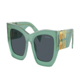 MIU MIU Woman Sunglasses MU 09WS - Frame color: Ivy Opal, Lens color: Dark Grey