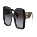 MIU MIU Woman Sunglasses MU 10YS - Frame color: Black, Lens color: Grey Gradient