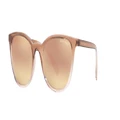 ARMANI EXCHANGE Woman Sunglasses AX4077SF - Frame color: Shiny Pink & Crystal, Lens color: Mirror Rose Gold