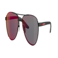 PRADA LINEA ROSSA Man Sunglasses PS 51YS - Frame color: Matte Black, Lens color: Dark Grey Mirror Blue/Red