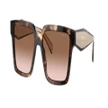 PRADA Woman Sunglasses PR 24ZSF - Frame color: Caramel Tortoise, Lens color: Brown Gradient