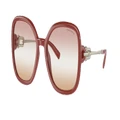 TIFFANY & CO. Woman Sunglasses TF4202U - Frame color: Solid Burgundy, Lens color: Gradient Pink Gradient Brown