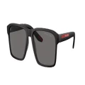 PRADA LINEA ROSSA Man Sunglasses PS 05YSF - Frame color: Black Rubber, Lens color: Dark Grey Polar