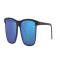 MAUI JIM Unisex Sunglasses One Way - Frame color: Blue Dark, Lens color: Blue Mirror Polarized