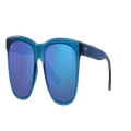 MAUI JIM Unisex Sunglasses Pehu - Frame color: Blue, Lens color: Blue Hawaii Mirror Polarized